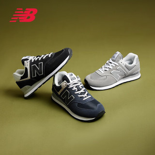 NEW BALANCE NB男鞋女鞋574系列运动休闲鞋透气耐磨 深蓝色ML574EVN 41.5 (脚长26cm)