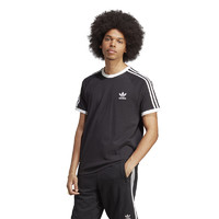 adidas 阿迪达斯 originals 领套头短袖T恤 男款 黑色 IA4845