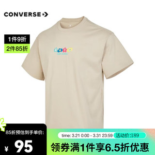 CONVERSE 匡威 男子短袖T恤 10025442-A03 XL