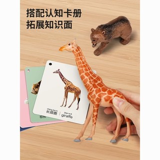 NUKied 纽奇 仿真动物模型6到12岁动物套装一整套儿童早教认知玩具