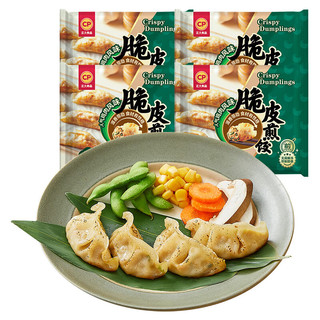 CP 正大食品 正大 饺子早餐速食 煎饺 薄皮大馅 脆皮煎饺230g*4袋