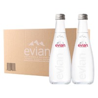 evian 依云 法国进口Evian/依云天然矿泉水330ml*20瓶家庭饮用水全国包邮