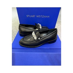 STUART WEITZMAN 斯图尔特·韦茨曼 香港直邮Stuart Weitzman思缇韦曼女士乐福鞋低跟黑色SD354-BLK