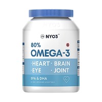 NYO3 挪威进口深海鱼鱼油软胶囊高浓缩omega3中老年鱼肝油