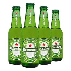 heineken喜力法国原装进口heineken喜力啤酒250ml20瓶