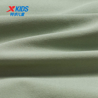 特步（XTEP）儿童运动休闲短裤夏季速干运动裤子袭击运动裤 地衣绿 150cm
