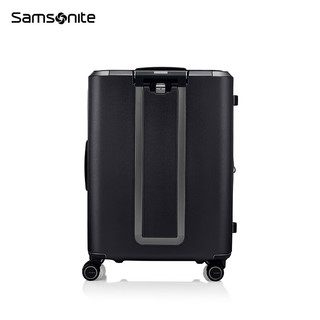 新秀丽虞书欣同款2024 行李箱女轻便拉杆箱 大容量耐用旅行箱 QX0 黑色 28英寸