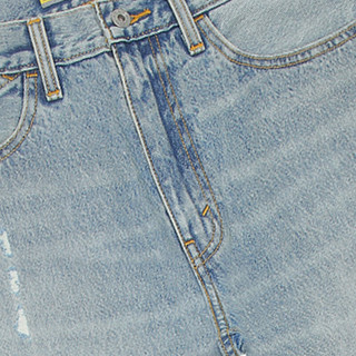 Levi's李维斯银标系列24春季男士牛仔裤破洞直筒 雾蓝色 38 34