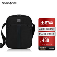 新秀丽（Samsonite）斜挎包男包男士单肩包时尚休闲大容量KL5*09002黑色