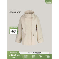 GANT甘特2024春季女士时尚简约夹克外套4700323 233燕麦色 S