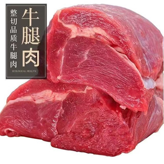 ZHIO牛腿肉新鲜现杀冷冻原切黄牛农家散养生鲜火锅食材生牛肉减脂 精选牛腿肉 5斤