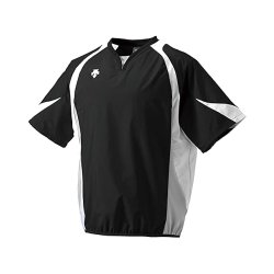 descente迪桑特男款棒球队服黑白银色m码pj321b