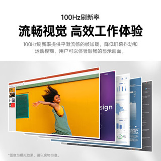 LG 乐金 24.5显示器100Hz IPS硬屏 全高清商务办公家用企业采购 HDMI接口 可壁挂 25MS500-B