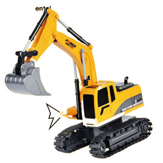 abay 遥控挖掘机儿童玩具车仿真挖土机工程车玩具