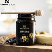 WATSON & SON 沃森麦卢卡蜂蜜 5+500g2瓶礼盒装高档礼盒新西兰进口蜜送礼送长辈