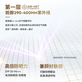 【王星越同款】妮维雅630防晒隔离轻薄SPF50焕白面部通勤2支装