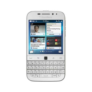 黑莓（BlackBerry）/Classic Q20全键盘智能三网通电信戒网4G手机 白色(联通3G移动2G版) 套餐二