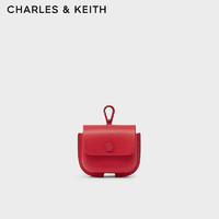 CHARLES & KEITH CHARLES&KEITH23;早春新品CK6-80701197女士爱心金属链饰迷你耳机包 Red红色 XXS