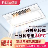 FEIDIAO 飞雕 浴霸风暖浴室卫生间取暖照明排气扇一体式取暖器
