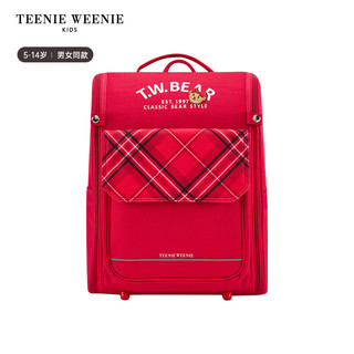 Teenie Weenie Kids小熊童装24年春男女童1-3年级减压透气书包 红色 FRE