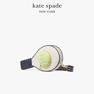 Kate Spade 凯特丝蓓 女士斜挎包 KF517 羊皮纸白/拼色 小号