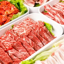 希菲 韩式烤肉套餐牛肉烧烤食材半成品8袋家庭烤肉烧烤店同款