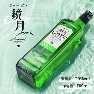 宝韩国Green镜月烧酒低度蒸馏酒天然混合烧酎700ml 镜月烧酒700ml【1瓶】