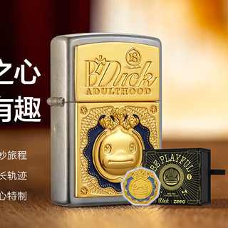 ZIPPO 之宝 防风煤油打火机 B.Duck联名套装-十八周年纪念款 生日礼物