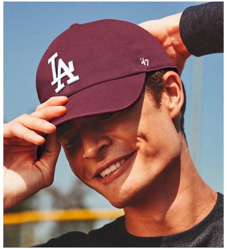 '47 47 美国MLB棒球帽子鸭舌帽软顶刺绣NY/LA  47Brand