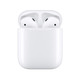  Apple 苹果 Airpods2 苹果无线蓝牙耳机二代有线充电版入耳式 AirPods2　