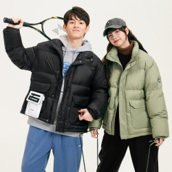 gxgjeans清仓gxgjeans男装外套上衣2022年冬季短款加厚保暖面包服羽绒