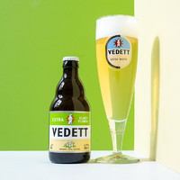 VEDETT 白熊 接骨木花精酿啤酒 330ml*6瓶+赠：岔巴小麦330*6罐