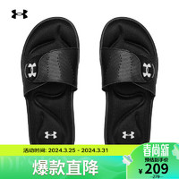 安德玛 UNDERARMOUR）春夏Ignite IX女子休闲鞋运动拖鞋女鞋3022717 黑色001 36.5