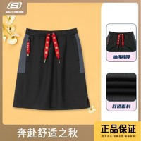 SKECHERS 斯凯奇 半裙春夏女士运动休闲百搭短裙女a字半身裙半截裙L121W006