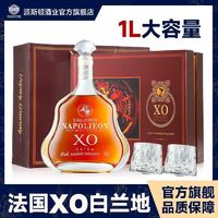 PASSTON 派斯顿 法国进口XO白兰地洋酒大容量1000ml酒吧赠摇摇杯1L礼盒装