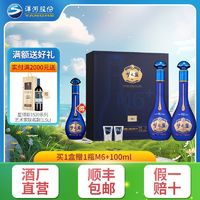 百亿补贴：YANGHE 洋河 梦之蓝M6+礼盒白酒 45度550mL*2 绵柔白酒