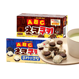 LOTTE 乐天 韩国进口乐天ABC巧克力味字母曲奇饼干休闲网红零食小吃