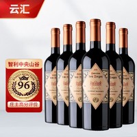 云汇 干红葡萄酒智利新世界中央山谷产区精选级赤霞珠原瓶进口红酒