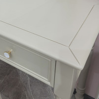 UVANART 优梵艺术 Lamoo·赫本/美式轻奢实木梳妆台镜凳一体卧室公主化妆桌子K82