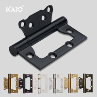 KABO 德国KABO不锈钢子母合页木门折页轴承铰链免开槽加厚合页4寸单片