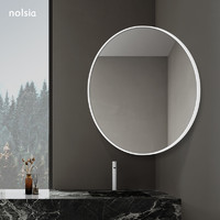 nolsia 360度旋转浴室镜子卫生间对门风水侧面镜厕所拐角折叠化妆镜壁挂