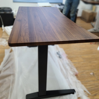 Koble升降书桌 双电机弧形电脑桌可调节实木质感学习桌电动办公桌