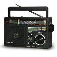 PANDA 熊猫 T-09新款收音机老人专用全波段台式半导体老年老式广播fm调频
