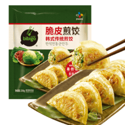 bibigo 必品阁 饺子速冻早餐速食 韩式传统煎饺250g