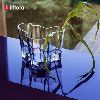 芬兰iittala伊塔拉传奇湖泊创意玻璃花瓶手工装饰摆件乔迁z
