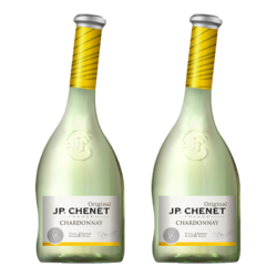 J.P.CHENET 香奈 霞多丽干白葡萄酒 法国原装进口 奥克产区 双支