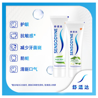 SENSODYNE 舒适达 基础护理系列牙膏套装 (劲速护理+多效护理+牙龈护理+清新薄荷)