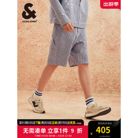 杰克·琼斯（JACK&JONES）夏季宽松多功能条带设计舒适棉简约男士条纹短裤男裤224215007 E40 深蓝 170/76A/SR