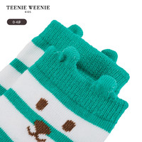 Teenie Weenie Kids小熊童装24夏季男宝宝柔软舒适小熊袜子 绿色（两双） S