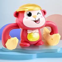 YiMi 益米 灵动宝宝儿童电动翻滚猴子声控触控婴儿抬头训练会唱歌宝宝爬行0-6个月红